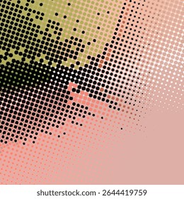 Abstract pop art creative concept. Colorful polka dots retro comics background. Cartoon modern halftone pattern. Design for poster, card, sale banner, empty bubble.