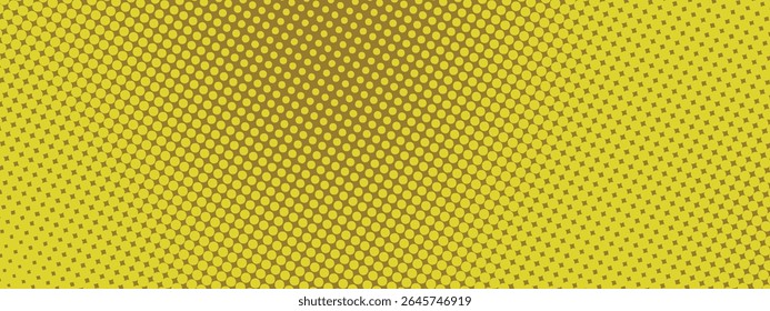Resumo conceito criativo da pop art. Colorido polka pontos fundo de quadrinhos retro. Desenho animado padrão de meio-tom moderno. Design para pôster, cartão, banner de venda, bolha vazia.