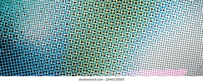 Abstract pop art creative concept. Colorful polka dots retro comics background. Cartoon modern halftone pattern. Design for poster, card, sale banner, empty bubble.