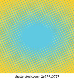 Abstract pop art creative concept. Colorful polka dots retro comics background. Cartoon modern halftone pattern. Design for poster, card, sale banner, empty bubble.