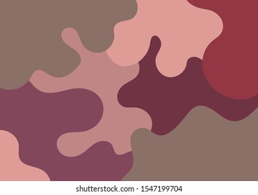 Abstract pop art line and dots color pattern background. Vector liquid splash overlay geometric design with trendy Memphis style