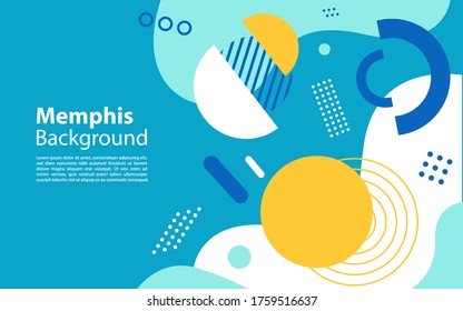 Abstrakte Pop-Art-Linie und Farbmuster-Hintergrund. Geometrisches Design für Vectorflüssiges Splash-Overlay mit modischem Memphis-Stil