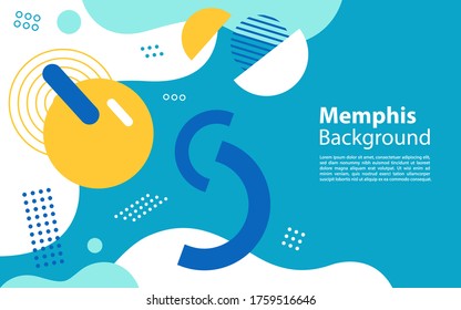 Abstract pop art line and dots color pattern background. Vector liquid splash overlay geometric design with trendy Memphis style