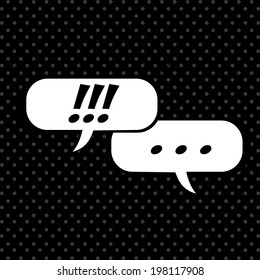 Abstract pop art object with black and white effect on a special background