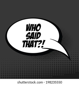 Abstract pop art object with black and white effect on a special background