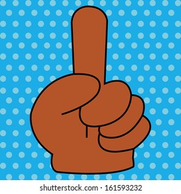 abstract pop art object on special pop art background