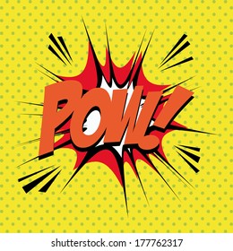 abstract pop art object on a special background