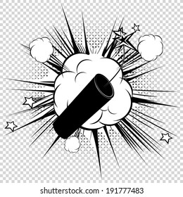 abstract pop art object on a special background