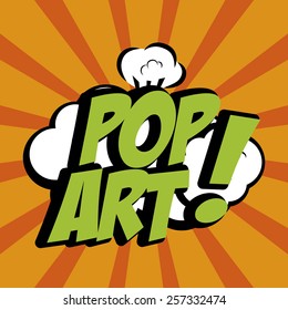 abstract pop art object on a special background