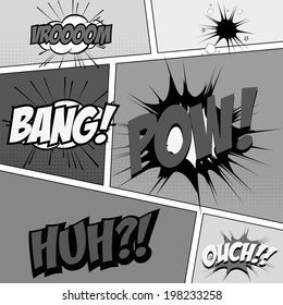 abstract pop art objects on a special background