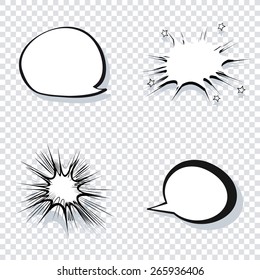 abstract pop art objects on a special background