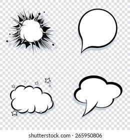 abstract pop art objects on a special background