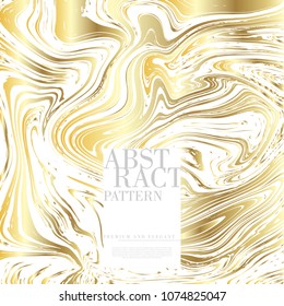 Abstract pop art pattern marble element gold classy background template vector design