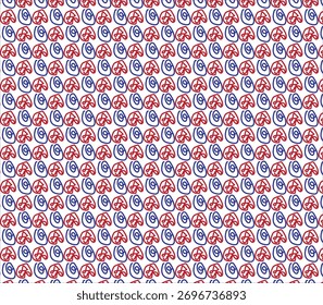 Abstract pop art seamless pattern. cute background