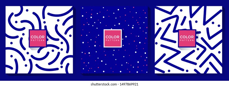 Abstract Pop Blue and White Background