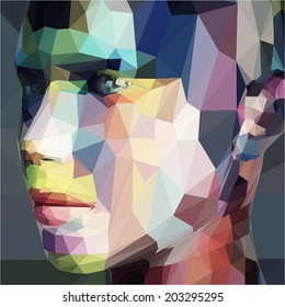 673 Face Made Triangles Images, Stock Photos & Vectors | Shutterstock