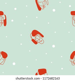 Abstract portraits vector seamless pattern. Minimalistic line art. Background for postcards, prints or textile. Organic natural shapes and colors. Futuristic woman head look and ink splatter drops