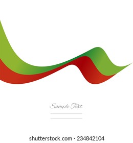 Abstract Portuguese ribbon vector