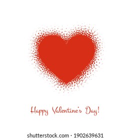 Resumen de fondo postal con corazones rojos. Para el Día de San Valentín, bodas, dátiles. Se puede usar como tarjetas de felicitación, afiches, banners.