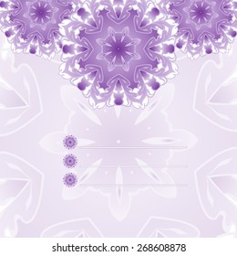 Abstract post-card with snowflakes. Background texture