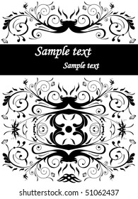 abstract postcard with vitrage