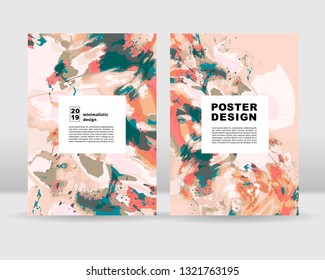 Abstract poster background. It can be used for posters, cards, flyers, brochures, magazines and any kind of cover. EPS 10