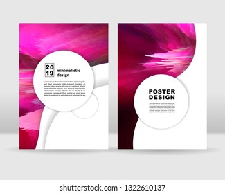 Abstract poster background. It can be used for posters, cards, flyers, brochures, magazines and any kind of cover. EPS 10