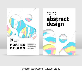 Abstract poster background. It can be used for posters, cards, flyers, brochures, magazines and any kind of cover. EPS 10