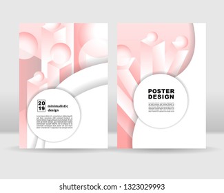Abstract poster background. It can be used for posters, cards, flyers, brochures, magazines and any kind of cover. EPS 10