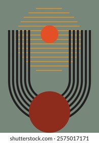 Abstract poster background for design and creative, printable and easy to edit	