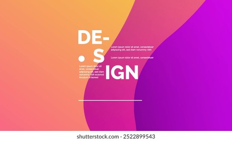 Abstract poster background design templates colorfull