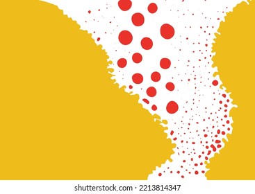 Abstract Poster Background. Particles In The Vortex Funnel. Vector Illustration.