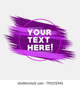 Abstract poster banner vector template