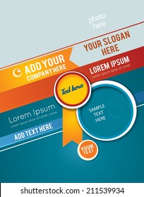 Abstract poster - brochure design or flyer