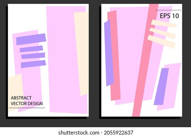 Abstract poster, card, banner template