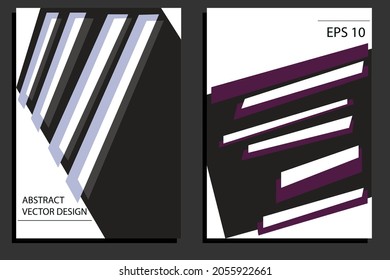 Afiche abstracto, tarjeta, plantilla de banners