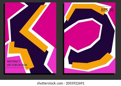 Abstract poster, card, banner template