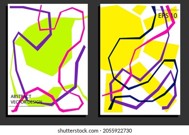 Abstract poster, card, banner template