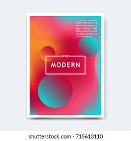 Abstract poster covers  design of fluid shapes with modern hipster and memphis background colors. Vector templates for placards, banners, flyers, presentations, magazine, reports, brochure layout.