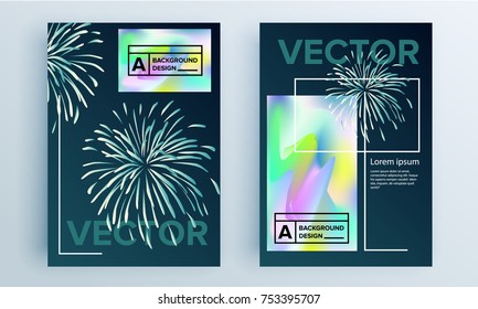 Abstract poster covers set with modern hipster and memphis background colors. Vector templates for placards, banners, presentations and reports.