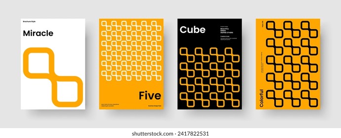 Resumen Diseño de afiches. Plantilla de fondo geométrico. Diseño de presentación empresarial aislado. Informe. Volante. Cartel. Folleto. Portada del libro. Billete. Cartera. Diario. Identidad de marca. Publicidad