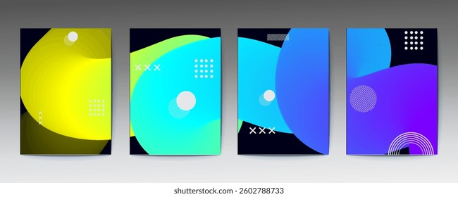 abstract poster design, line, Abstract Geometric Linear background design collection. Bauhaus modern design, printable posters, banners, template concept design