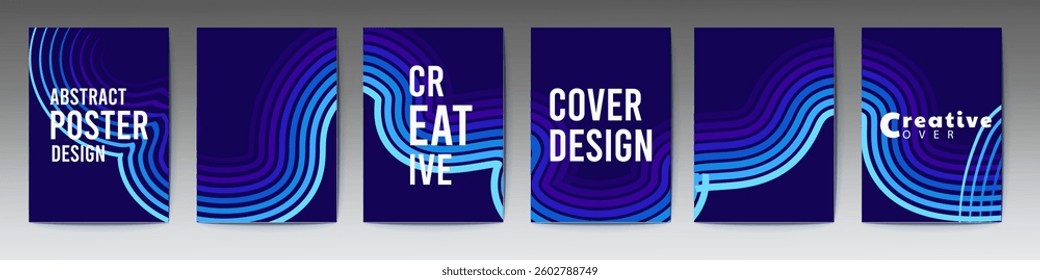 abstract poster design, line, Abstract Geometric Linear background design collection. Bauhaus modern design, printable posters, banners, template concept design