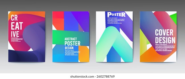 abstract poster design, line, Abstract Geometric Linear background design collection. Bauhaus modern design, printable posters, banners, template concept design