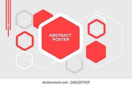 Abstract Poster Design for Modern Art Creative Display and Trendy Aesthetics