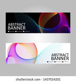 Abstract poster design. Set of brochure, flyer design templates with line shapes. Vector illustrations for business presentation, layout template designs, Banners, Posters Flyers and Banner Designs