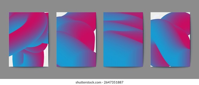 abstract poster design, set of modernist abstract geometric vector posters with trendy minimalist isolated shapes, Ideal design for social media, cover, banner, flyer, music, ads.
