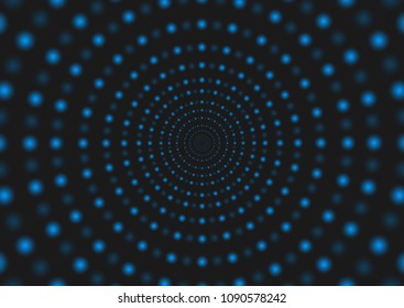 Abstract poster design template, blue light, vector illustration