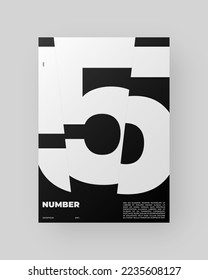 Resumen Diseño de afiches. Formato vertical A4. Folleto sobre el modernismo. Efecto Refracción y Distorsión del Vaso. Cortada, cortada, deslizada, composición de letras rotas.