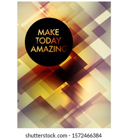 abstract poster designs, circles and writing